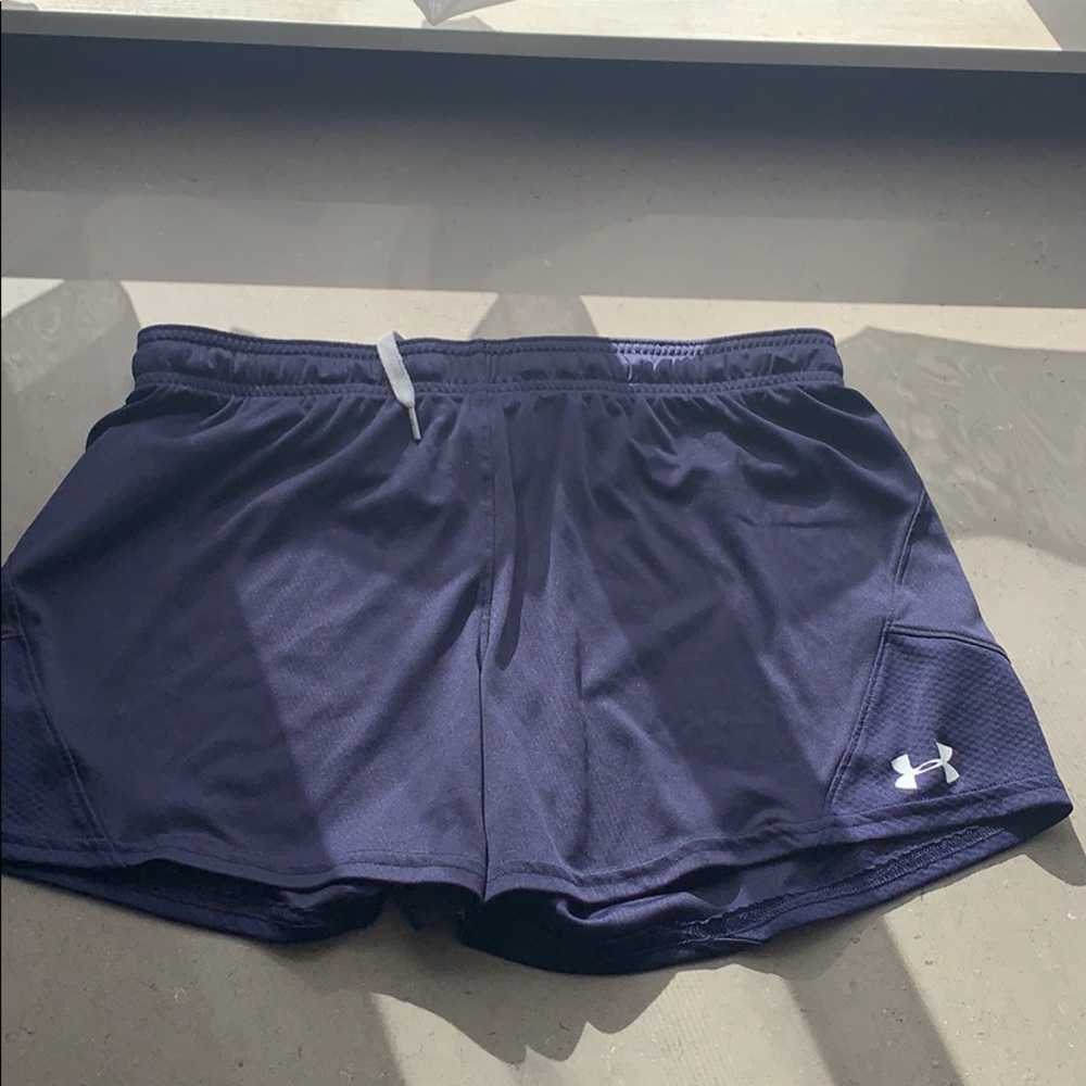 UA running shorts